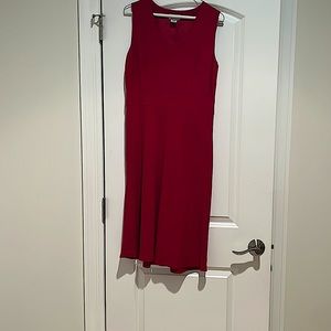 AT Loft Red sleeveless sheath dress- Size 8